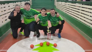 Círculo es campeón de bochas por parejas de Primera