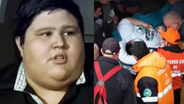 Un ex Cuestión de Peso tuvo que ser rescatado por los bomberos: pesa 300 kilos