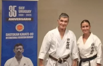 Rosa Parson participó del seminario internacional de karate