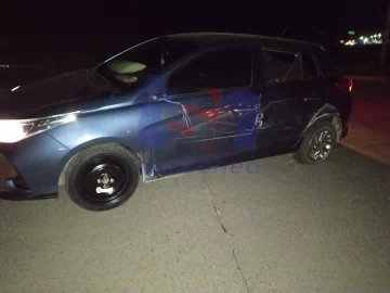 Despiste en la rotonda de rutas 86 y 228: una familia ilesa