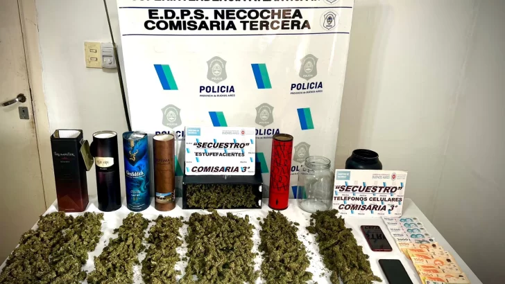 Allanamiento en Necochea: recuperan herramientas robadas y caen con droga lista para la venta