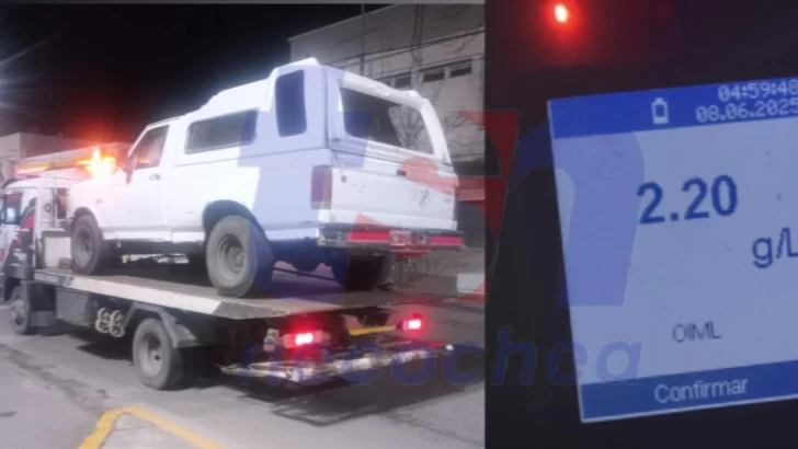 Alcoholizado cruzó semáforo en rojo y le secuestran el vehículo