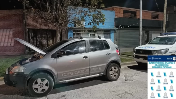 Robo de una batería y persecución policial