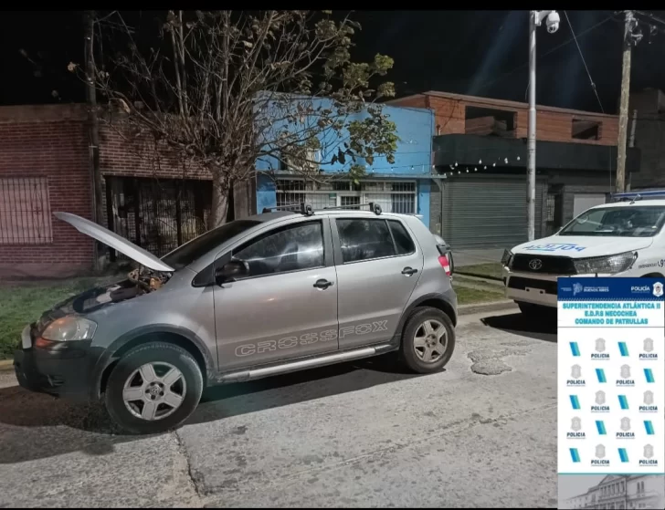 Robo de una batería y persecución policial