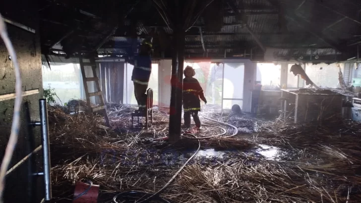 Incendio de vivienda en Calle 11: pérdidas totales