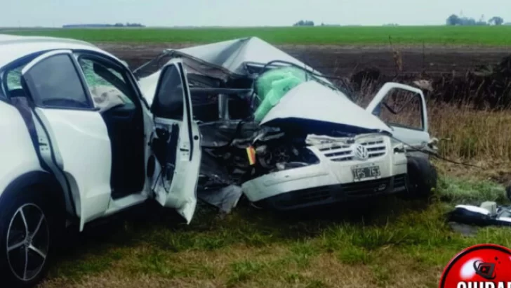 Un muerto en un triple choque en la Ruta 55