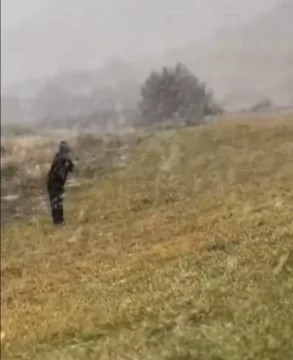 Primeros reportes de nieve: el aire polar ya avanza sobre el sudoeste bonaerense