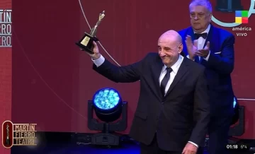 Gabriel “Puma” Goity ganó el Martín Fierro de Oro de Teatro