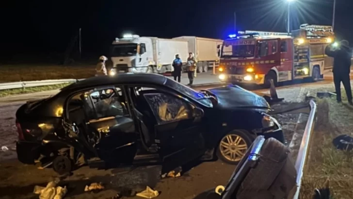Accidente fatal en la ruta 226: despistó un auto y murió una joven