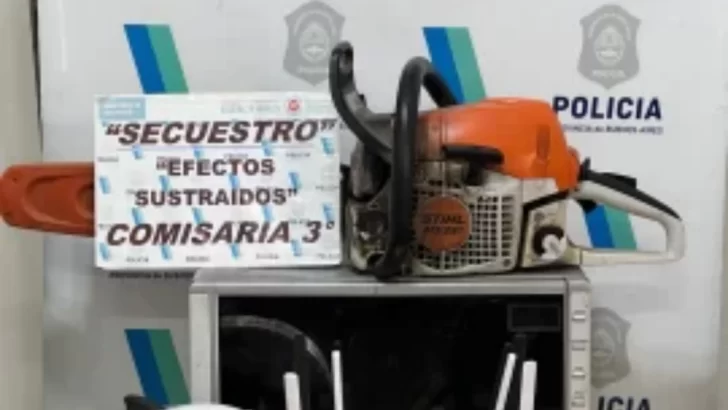 Recuperan elementos robados y detienen a un sospechoso