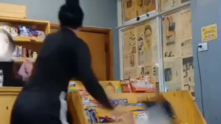 Destrozó el buffet universitario donde trabajaba y subió el video a Tik Tok