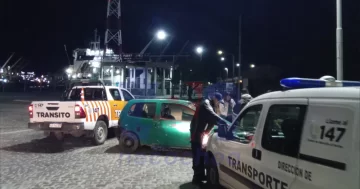 Vehículo hizo un “trompo” y conductor se niega a control de alcoholemia