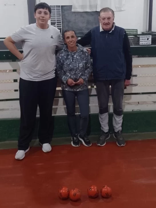Arano, Lopez y Pacheco ganaron en bochas mixto