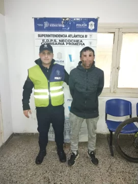 Operativo de saturación en Necochea: detuvieron a un sujeto con captura activa
