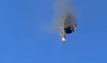 Video: ocho muertos tras el incendio de un globo aerostático en Brasil