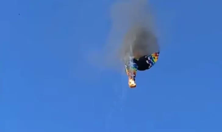 Video: ocho muertos tras el incendio de un globo aerostático en Brasil