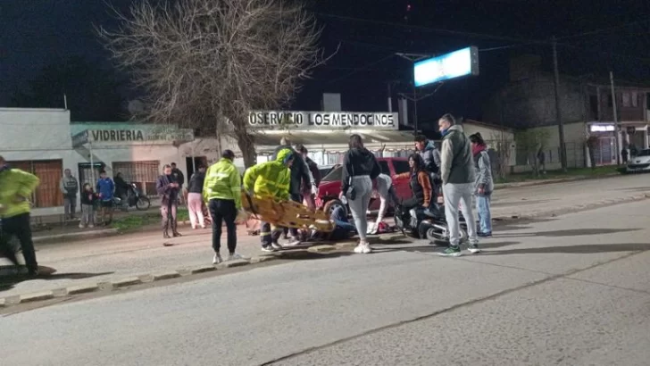 Accidente de tránsito en Quequén: dos personas hospitalizadas
