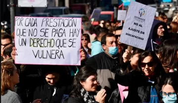 Manifestación por la emergencia en discapacidad