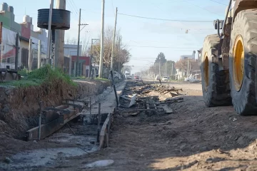 Barrio Norte: construyen cordon cuenta en varias arterias
