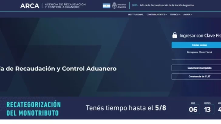 ¿Qué pasó con la web de ARCA y cuándo vuelve a funcionar? El comunicado oficial