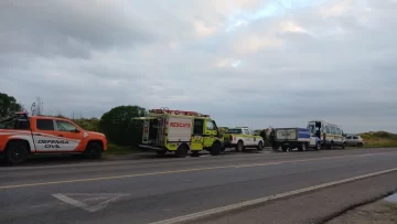 Tragedia en Ruta 11: murió un ciclista al caer por un acantilado