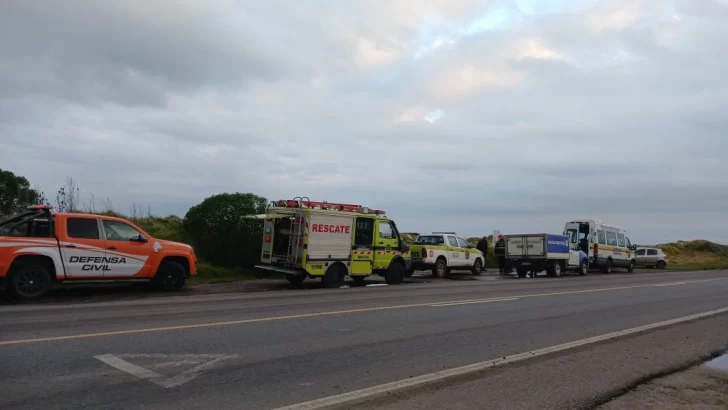 Tragedia en Ruta 11: murió un ciclista al caer por un acantilado