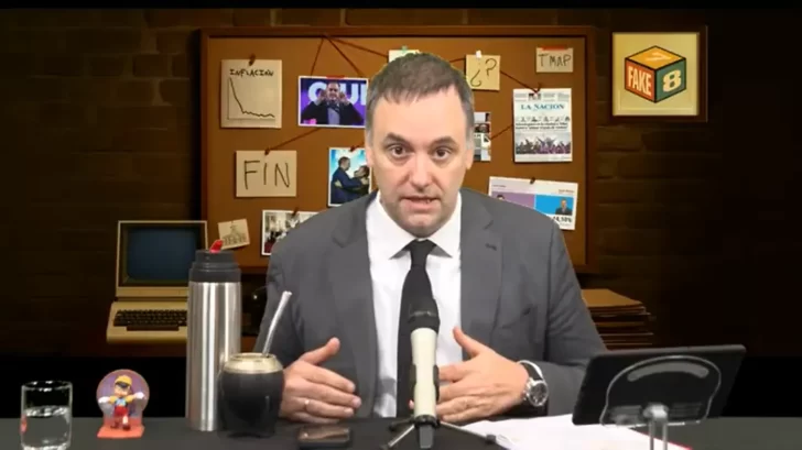 Adorni estrenó su propio “6-7-8” y salió a cruzar a periodistas y a desmentir las “fake news”