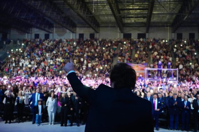 Milei celebró que “los que repartían y se quedaban con la mejor parte” cayeron presos