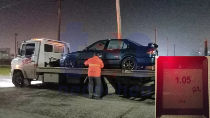 Picada y alcoholemia positiva en la madrugada