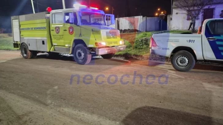 Una joven fue trasladada al hospital con quemaduras