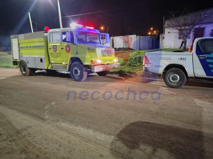 Una joven fue trasladada al hospital con quemaduras