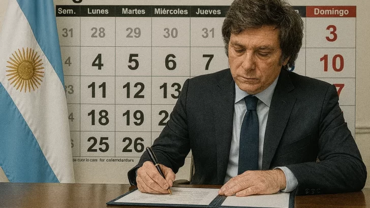 Por decreto de Javier Milei, se confirmó un nuevo fin de semana largo