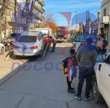 Un menor de 8 años manejaba una Partner