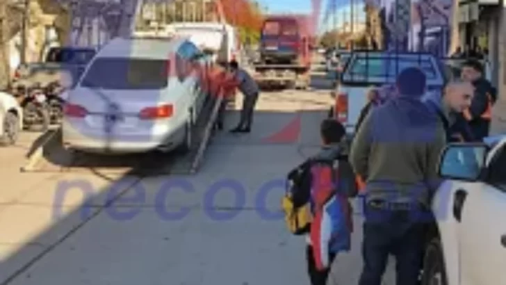 Un menor de 8 años manejaba una Partner