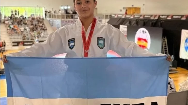 La necochense Walkiria Godoy Caballero se consagró subcampeona del mundo en Barcelona