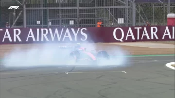 Video: así fue el trompo que eliminó a Colapinto de la qualy del GP de Gran Bretaña