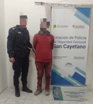 Un hombre aprehendido tomarse a golpes con su hermano