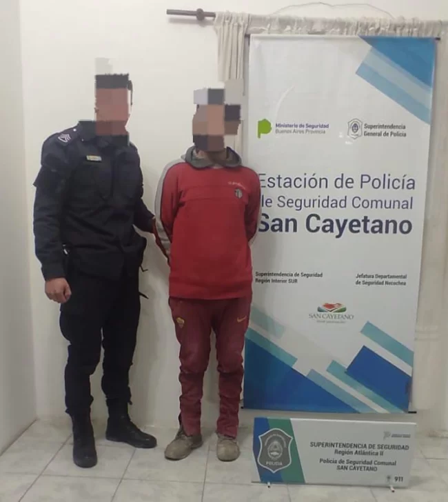 Un hombre aprehendido tomarse a golpes con su hermano