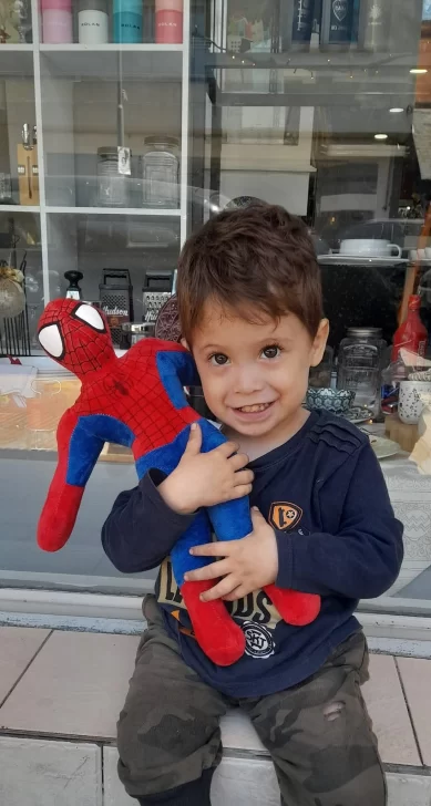 Pedido solidario para el necochense Juan Sebastián Mastrolorenzo de 4 años