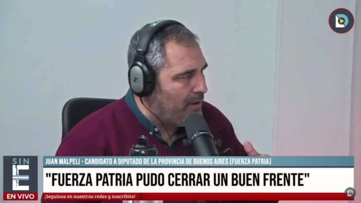 Juan Martín Malpeli: “Fuerza patria es la alternativa para frenar a Milei”