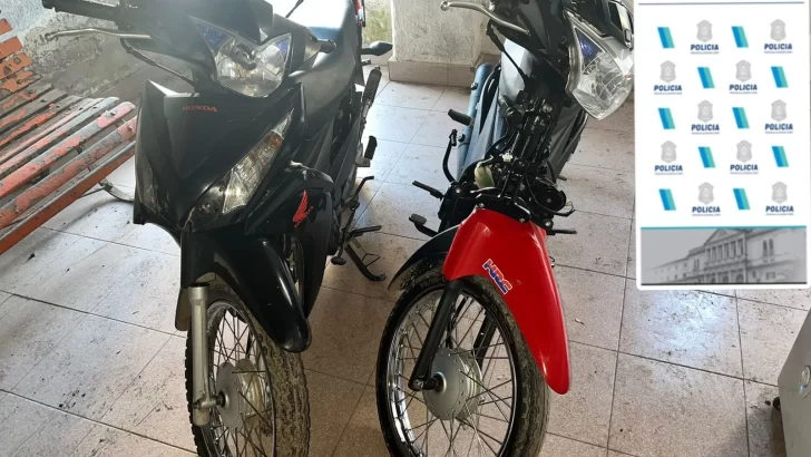 Quequén: dos aprehendidos y motos secuestradas durante operativo de saturación