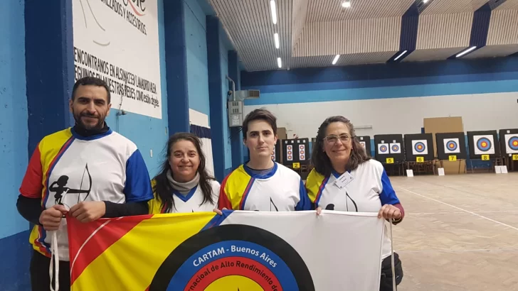 Destacada actuación de arqueros necochenses en torneo homologatorio indoor