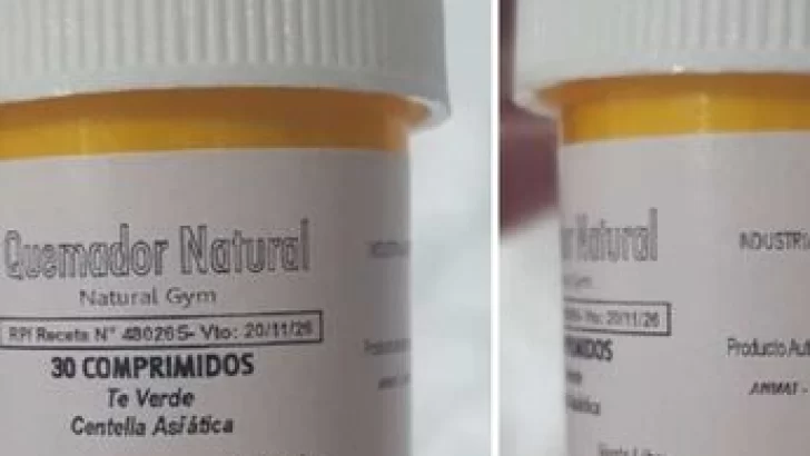 ANMAT: prohibieron unos comprimidos para bajar de peso