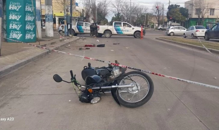 Video: escapaba de la Policía, se accidentó en la fuga y murió