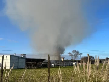 Incendio en el hospital modular de la cárcel de Batán