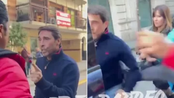Video: un sindicalista agredió a Eduardo Feinmann en la puerta de la radio