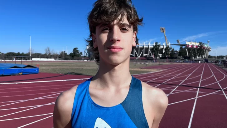 Buena experiencia para Fausto Marchetti en su primer Nacional de atletismo