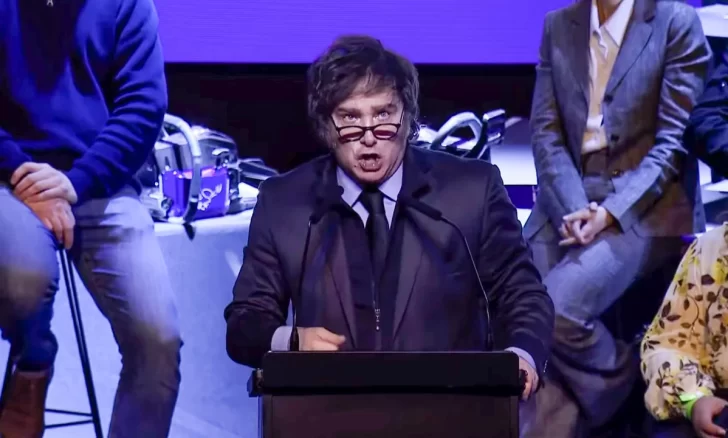 El fallido de Javier Milei: “Están molestos porque le estamos afanando los choreos”