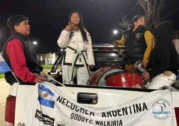 “Fue una alegría poder tener la bandera argentina en el podio como necochense”