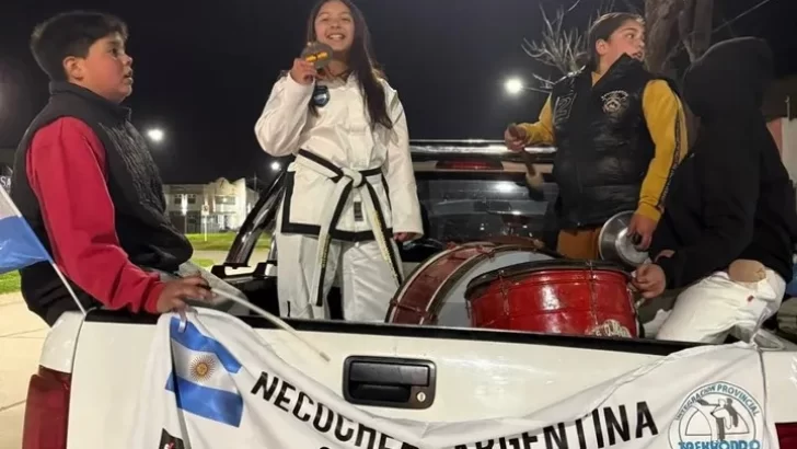 “Fue una alegría poder tener la bandera argentina en el podio como necochense”